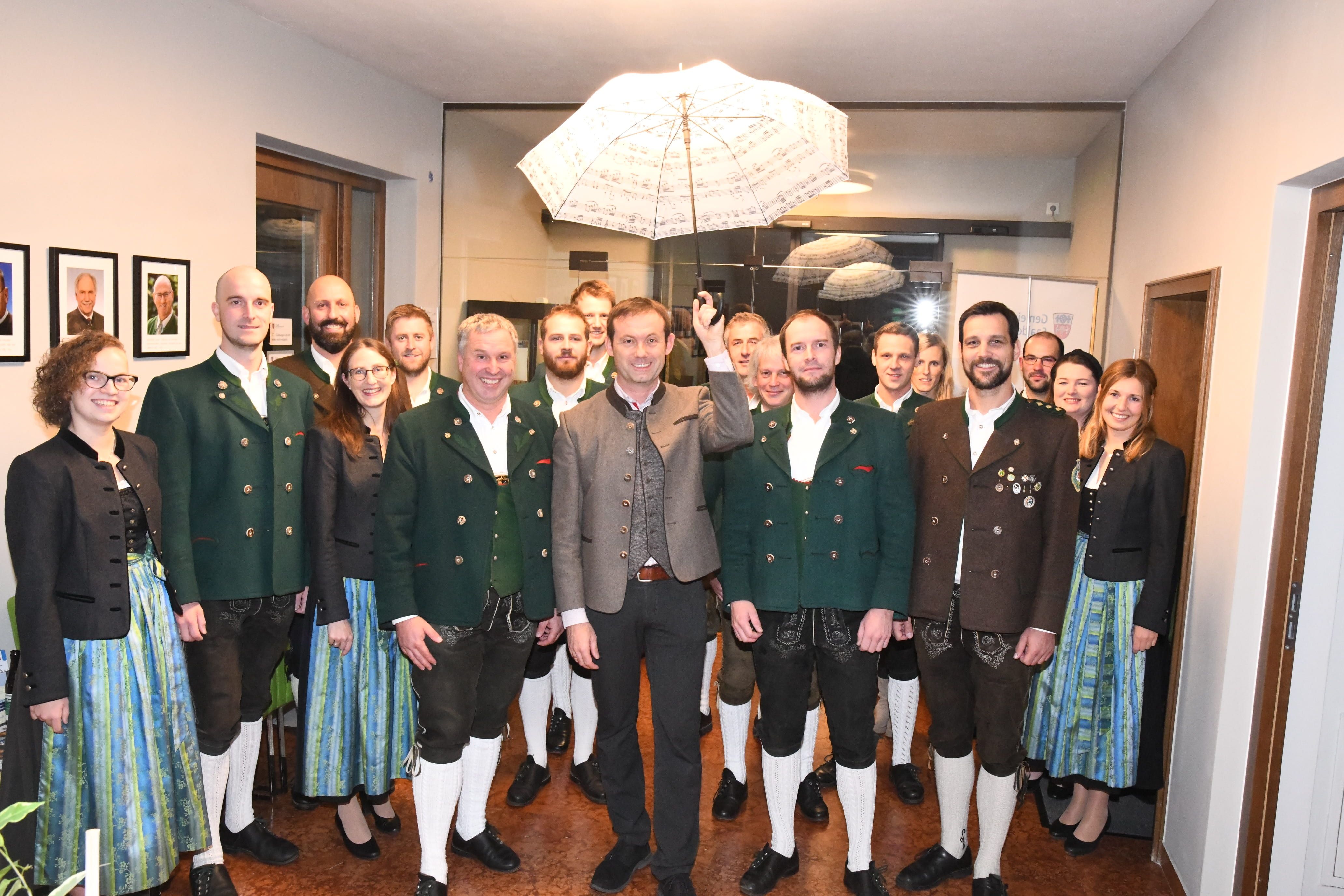 Schirmherrnbitten beim Saaldorf-Surheimer Bürgermeister Andreas Buchwinkler